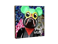 Постер на деревянной основе Kaws Weird 713127
